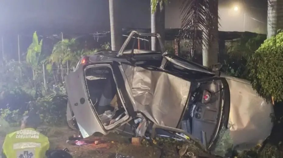 Colisão mata duas jovens e deixa dois gravemente feridos