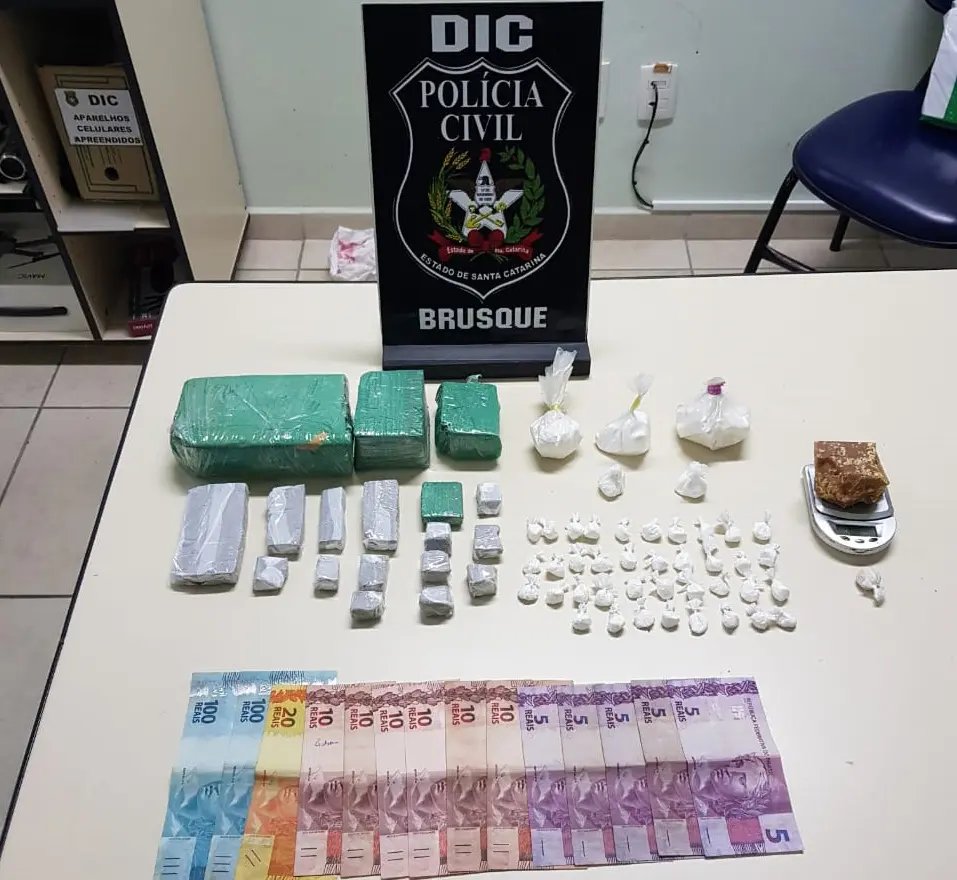 Operação da polícia resulta na prisão de suspeito de tráfico