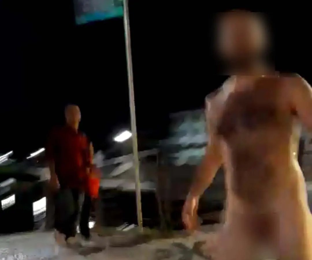 Homem totalmente nu é visto andando na Ponte Estaiada