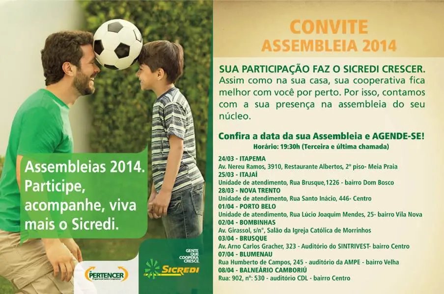 Sicredi realiza assembleia em Brusque