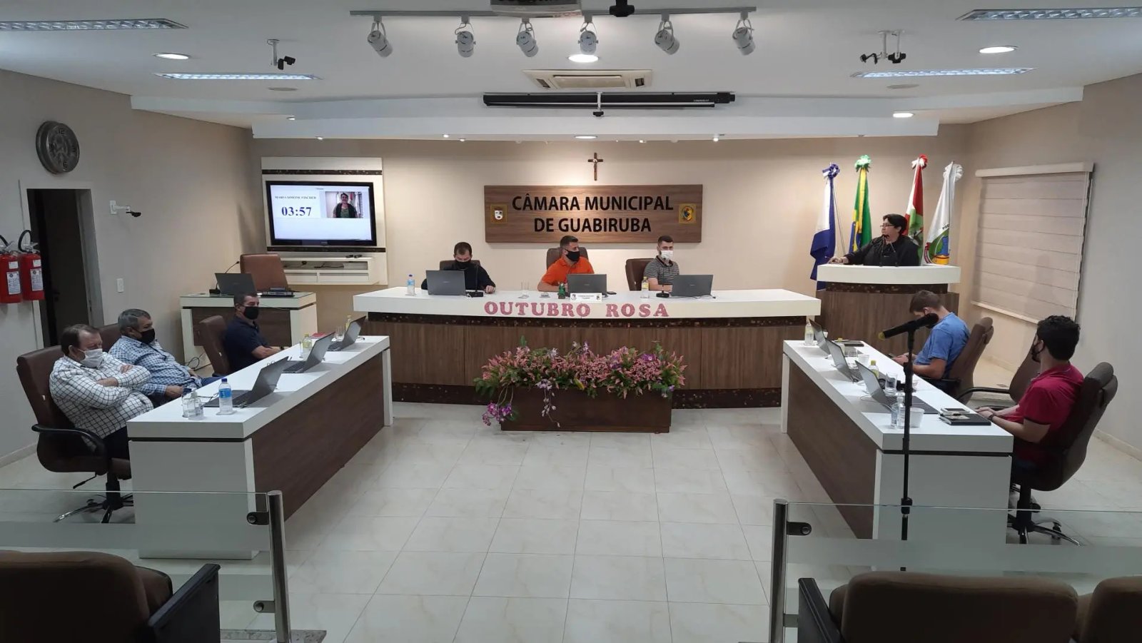 (V&iacute;deo) Vereadores repercutem impacto da chuvas em Guabiruba