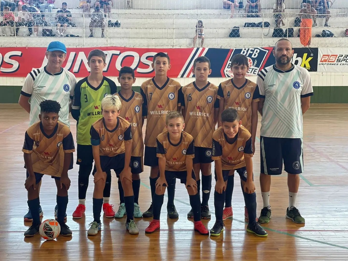Sub-13 do Guarani Futsal joga etapa do Estadual no Sul de Santa Catarina