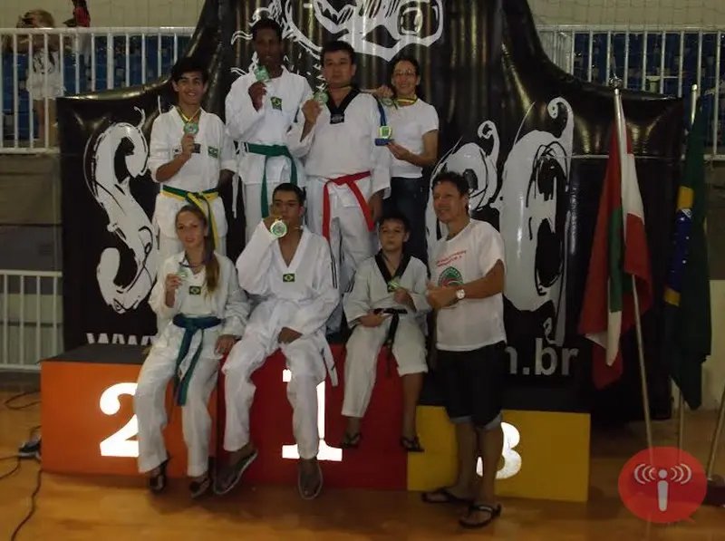 Cinco medalhas em Rio do Sul