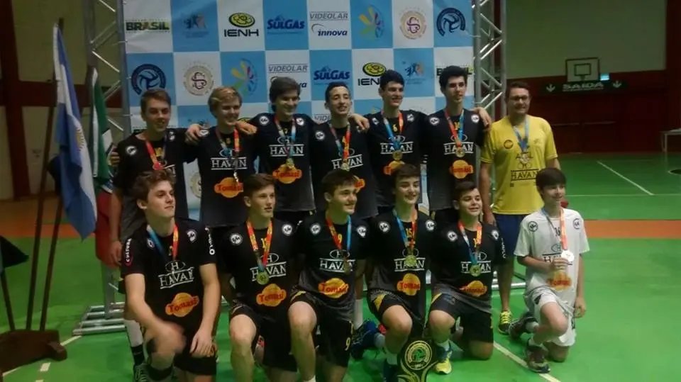 Time masculino da ABEL é campeão da Copa Mercosul de Vôlei