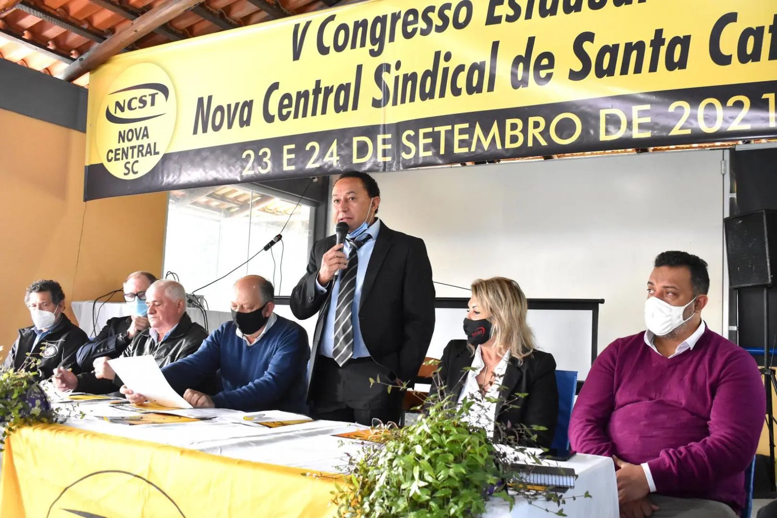 Sindicalista de Brusque assume comando de central sindical