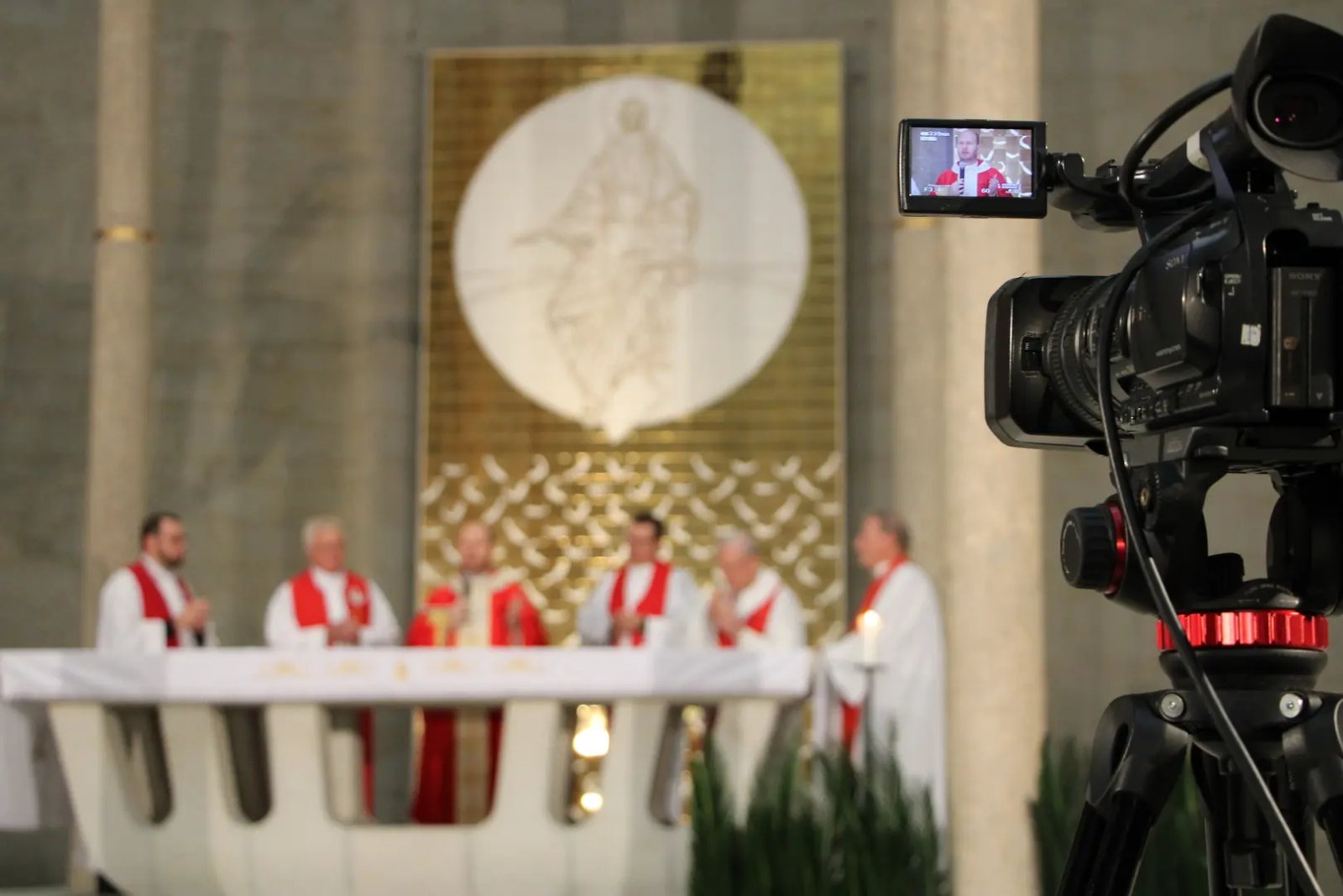 Mais de dez mil pessoas acompanharam a transmiss&atilde;o online da Missa de Ramos