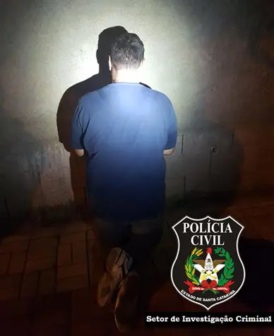 Polícia Civil prende condenado por estupro em Nova Trento