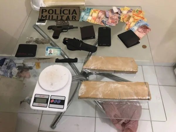 Após denúncias três são presos com arma e drogas em Tijucas