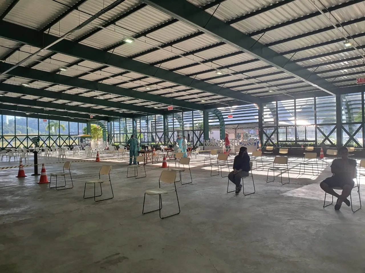centro de Triagem atende 166 pacientes no primeiro dia