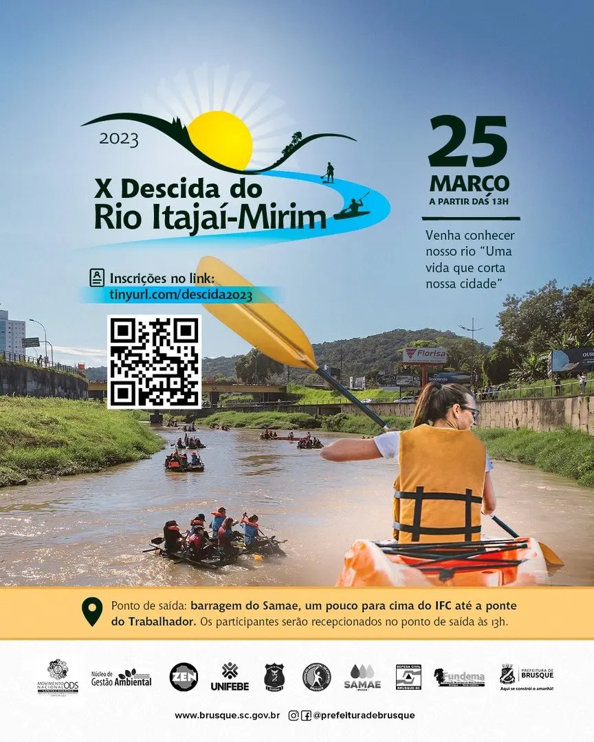 X Descida do Rio Itaja&iacute;-Mirim celebrar&aacute; o Dia Mundial da &Aacute;gua