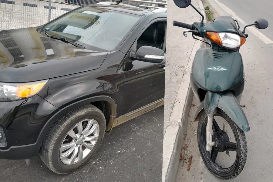 Homem bate em pedra na pista, cai da moto e morre atropelado na rodovia