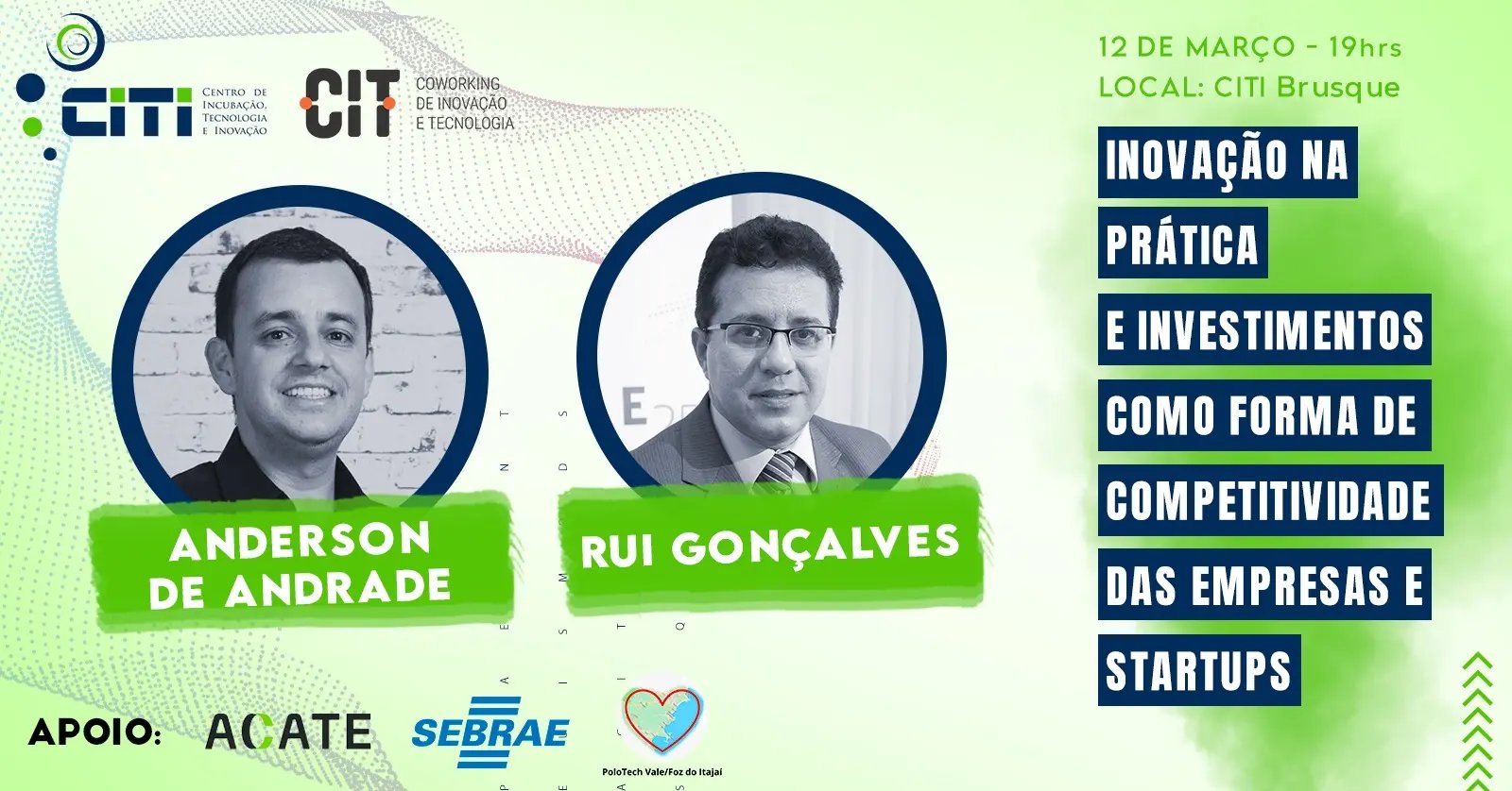 CITI de Brusque promove evento gratuito nesta quinta