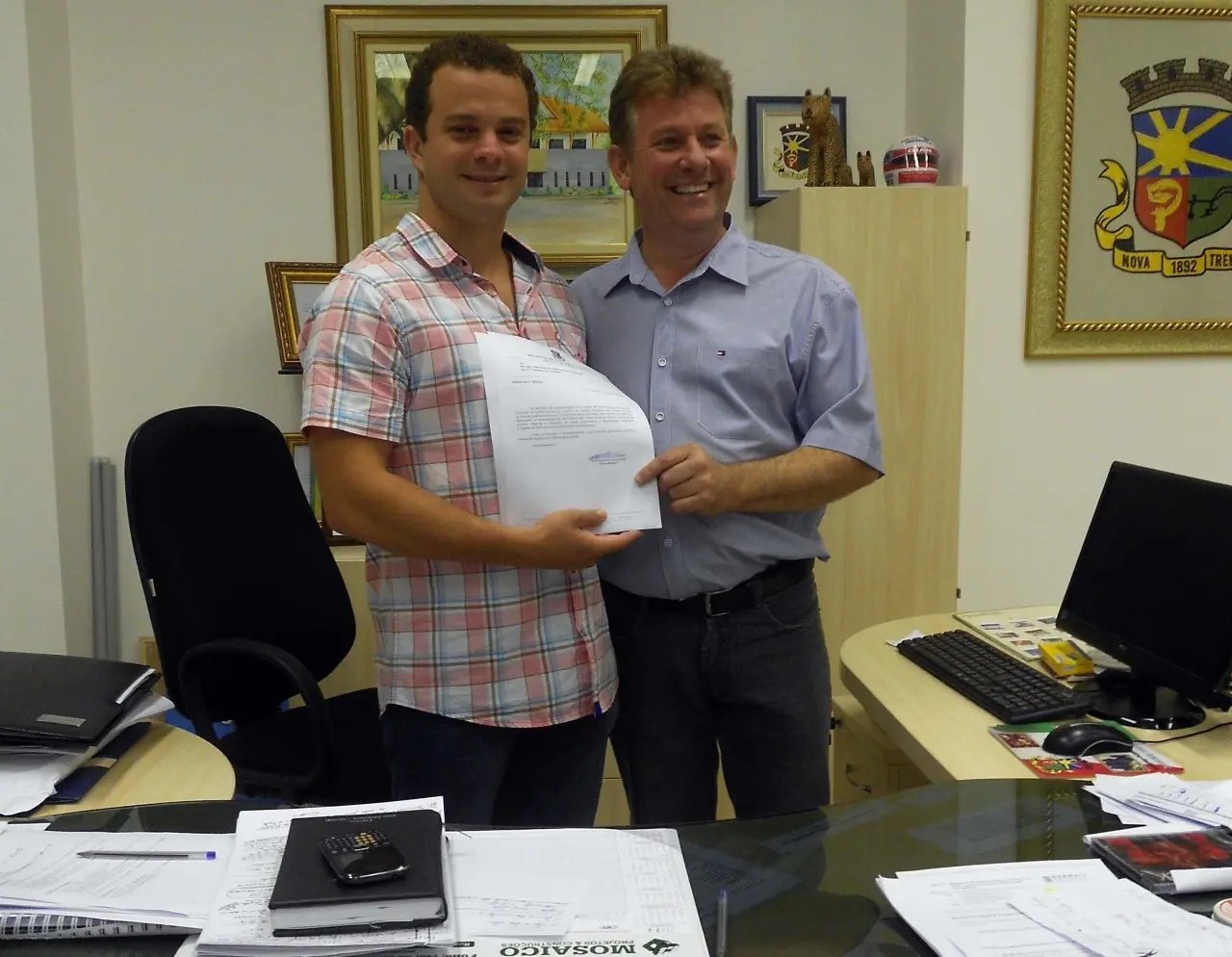 Vice assume Prefeitura de Nova Trento 