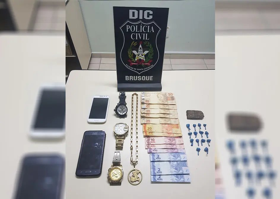 DIC apreende menor suspeito de tráfico de drogas
