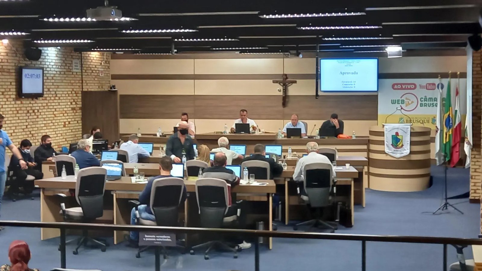 Camara de Brusque adia vota&ccedil;&atilde;o reforma da Previd&ecirc;ncia 