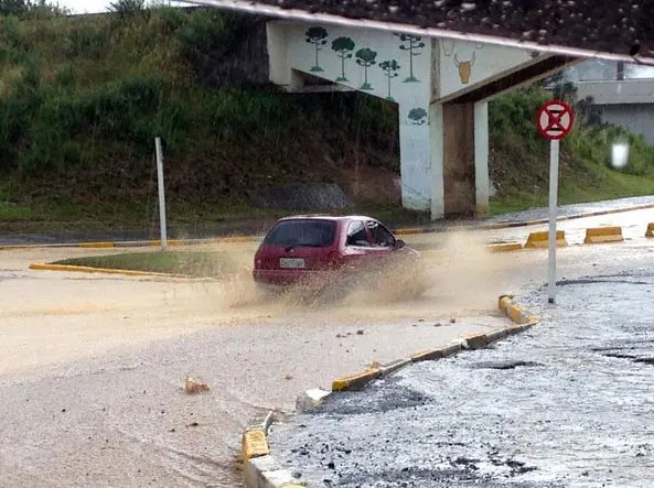 Temporais são registrados em SC