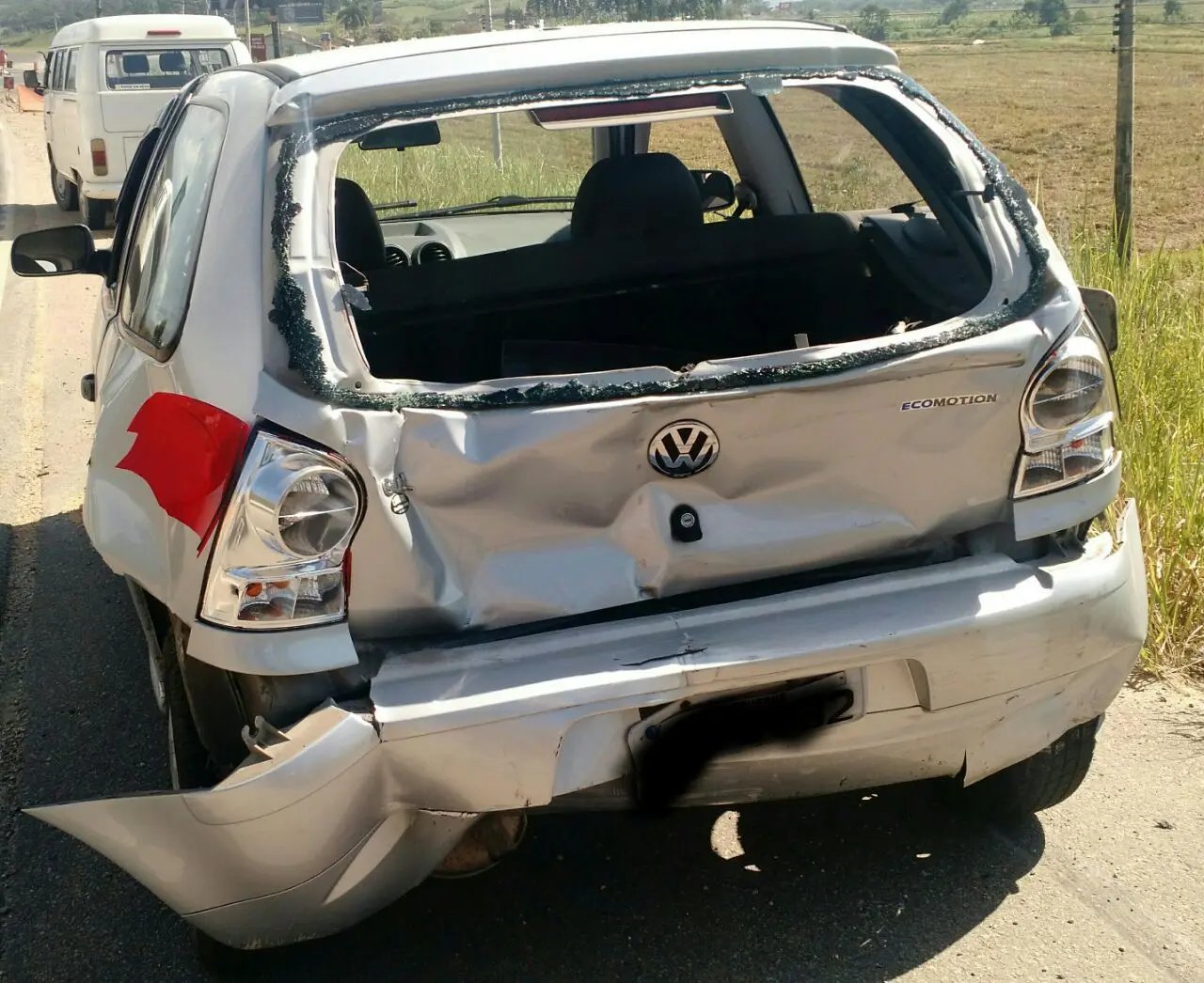 Colisão traseira na Rodovia Antonio Heil