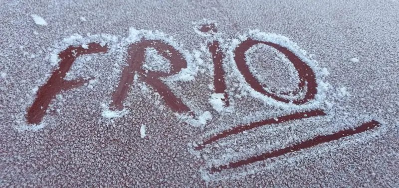 Frente fria j&aacute; provoca queda brusca de temperatura