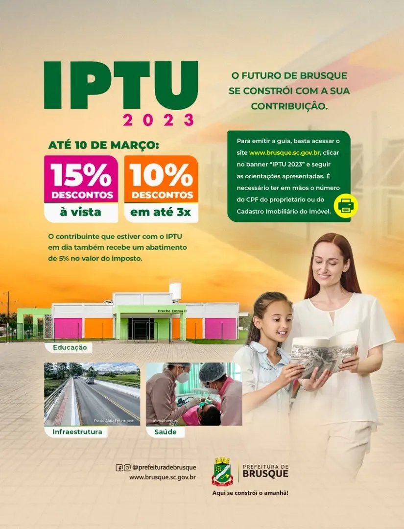 IPTU 2023: Carn&ecirc;s j&aacute; est&atilde;o dispon&iacute;veis no site do munic&iacute;pio