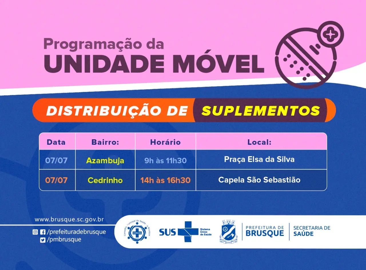 Unidade M&oacute;vel distribui suplementos na Azambuja e no Cedrinho nesta quarta-feira