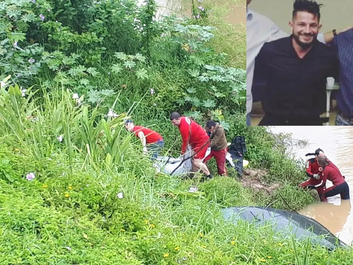 Localizado e identificado o motorista que morreu no rio Itajai-Mirim