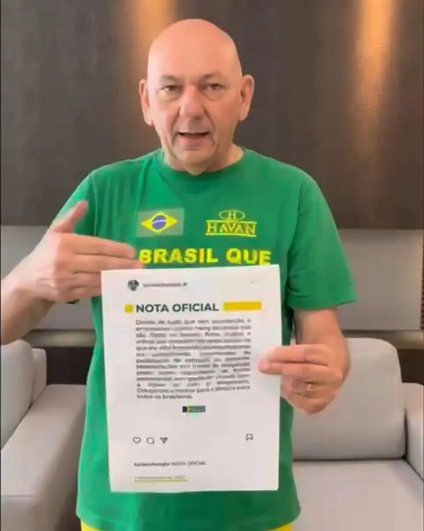 (V&Iacute;DEO) Hang nega ter financiado atos em Bras&iacute;lia