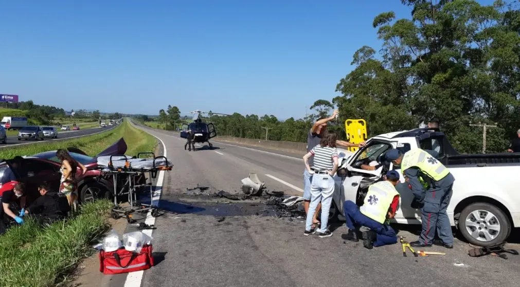Idoso morre em grave acidente de tr&acirc;nsito