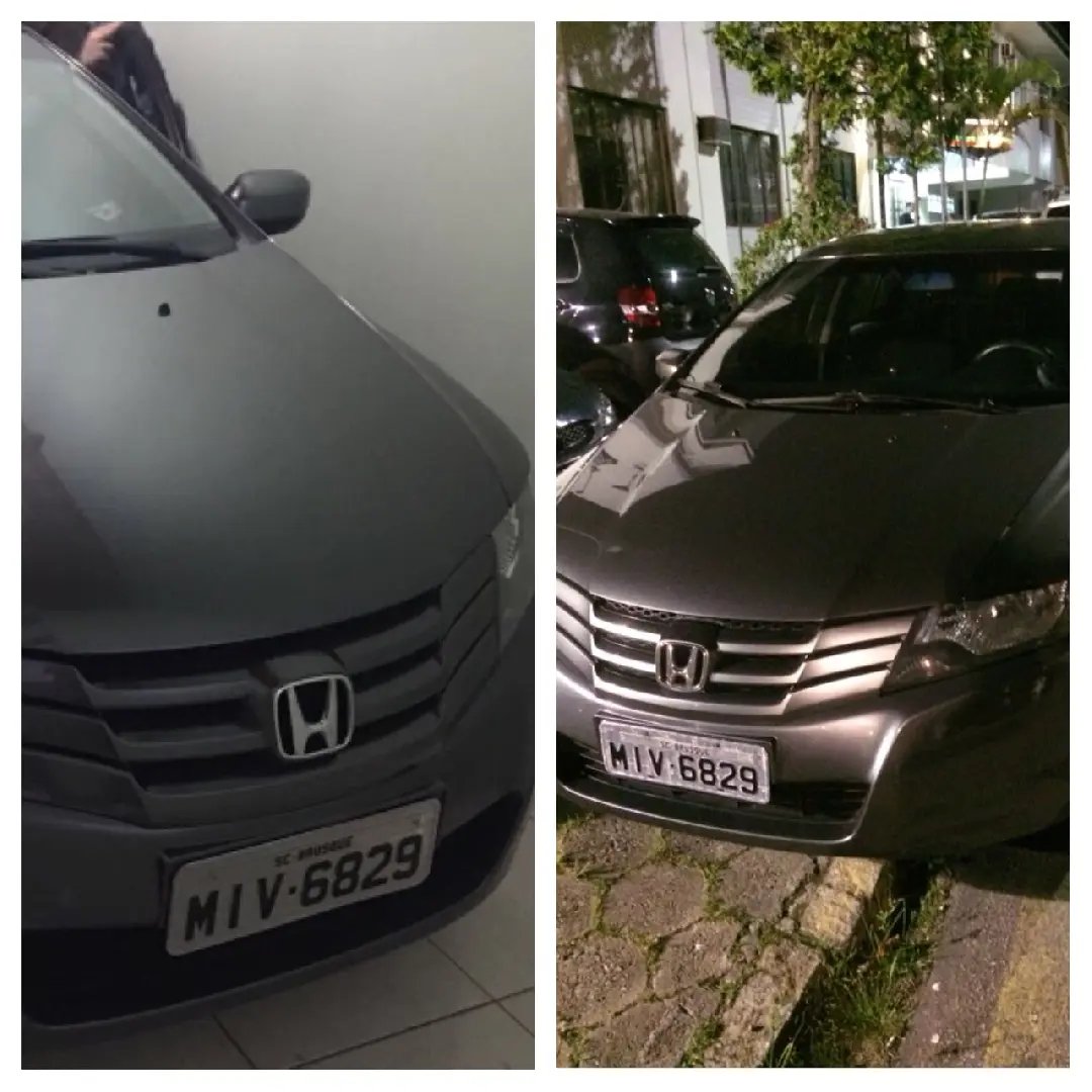 PM encontra veículo clonado com placas de Brusque