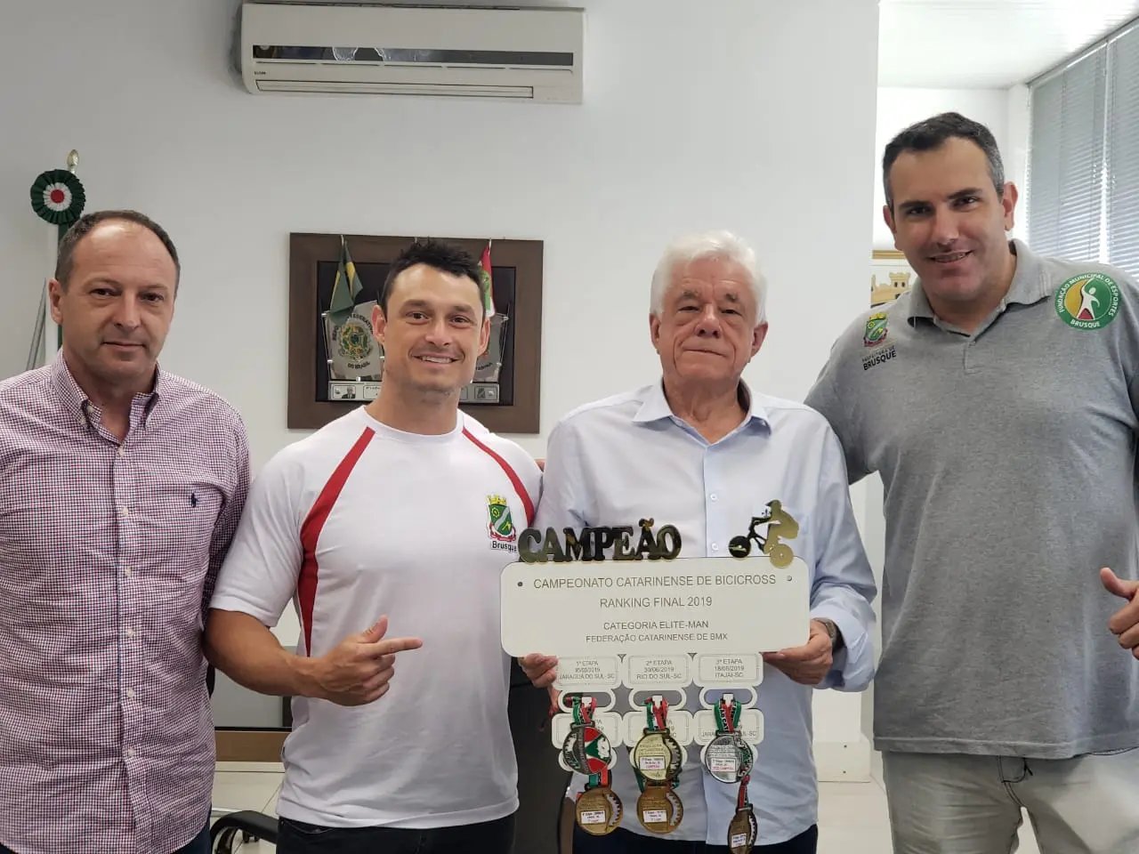 Brusquense &eacute; campe&atilde;o catarinense de bicicross 