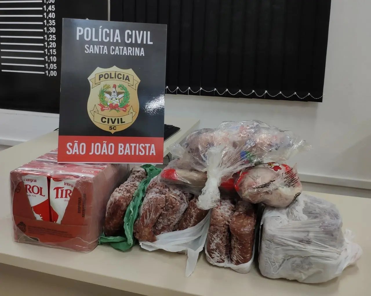 Pol&iacute;cia Civil de S&atilde;o Jo&atilde;o Batista recupera produtos furtados da creche municipal