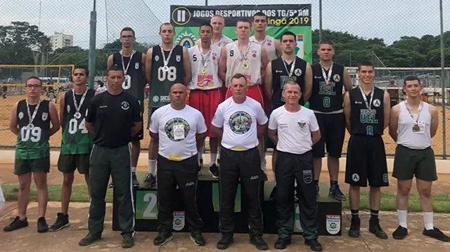 Tiro de Guerra &eacute; campe&atilde;o no Basquete nos Jogos Desportivos