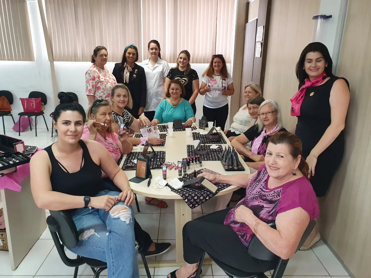 Encontro para encerrar as atividades do Outubro Rosa