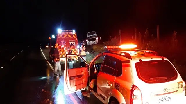 Acidente na Rodovia Ant&ocirc;nio Heil