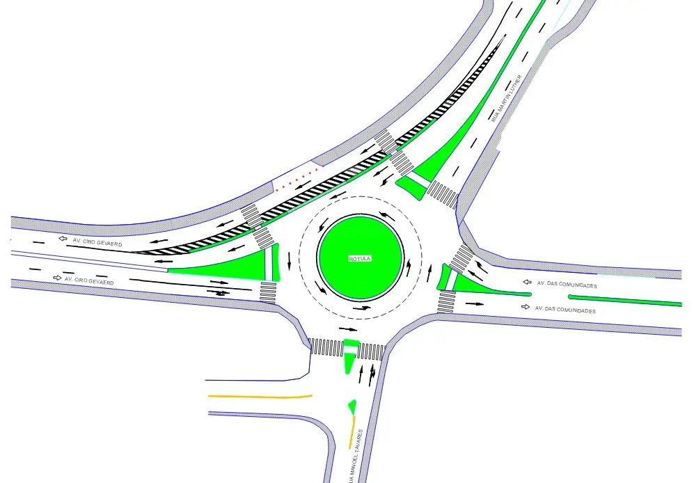 Trânsito muda na Avenida das Comunidades
