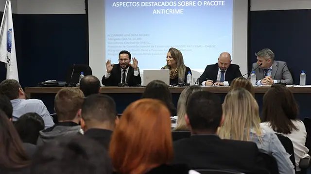 OAB/Brusque realiza Simp&oacute;sio sobre Pacote Anticrime 