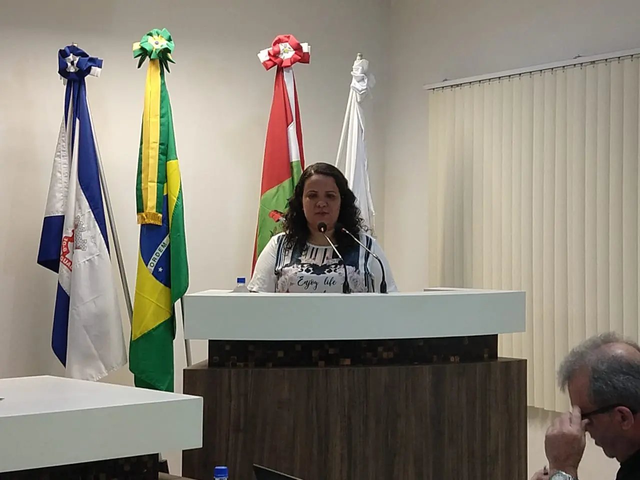 Bruna Day assume uma cadeira no legislativo por 30 dias