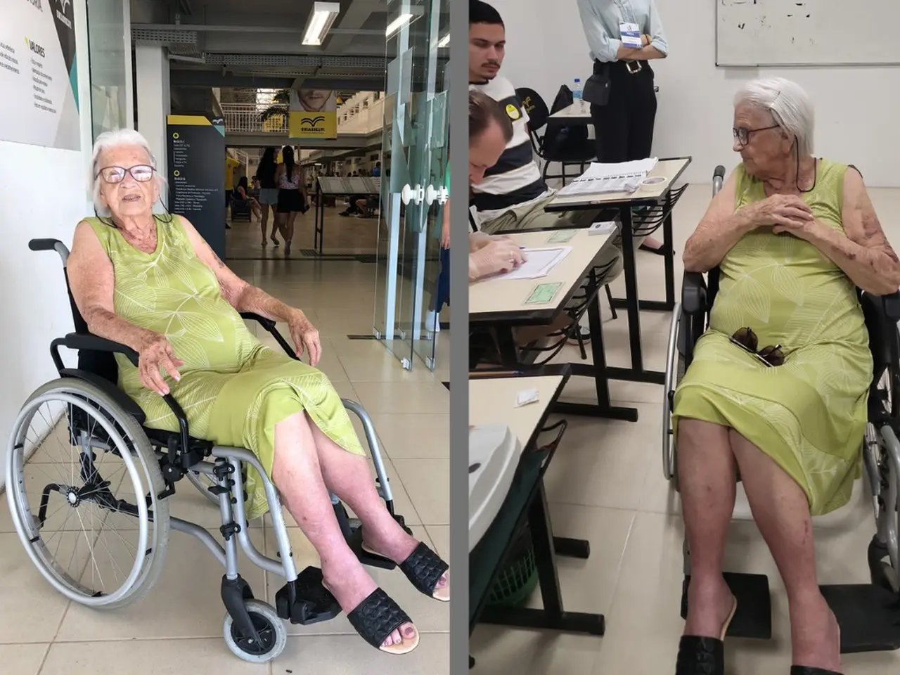 Aos 100 anos, idosa de Brusque n&atilde;o abre m&atilde;o de votar