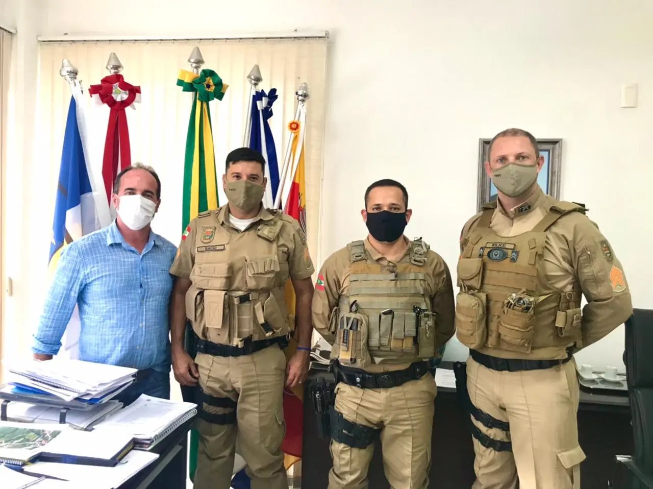 Guabiruba conta com novos Policias 