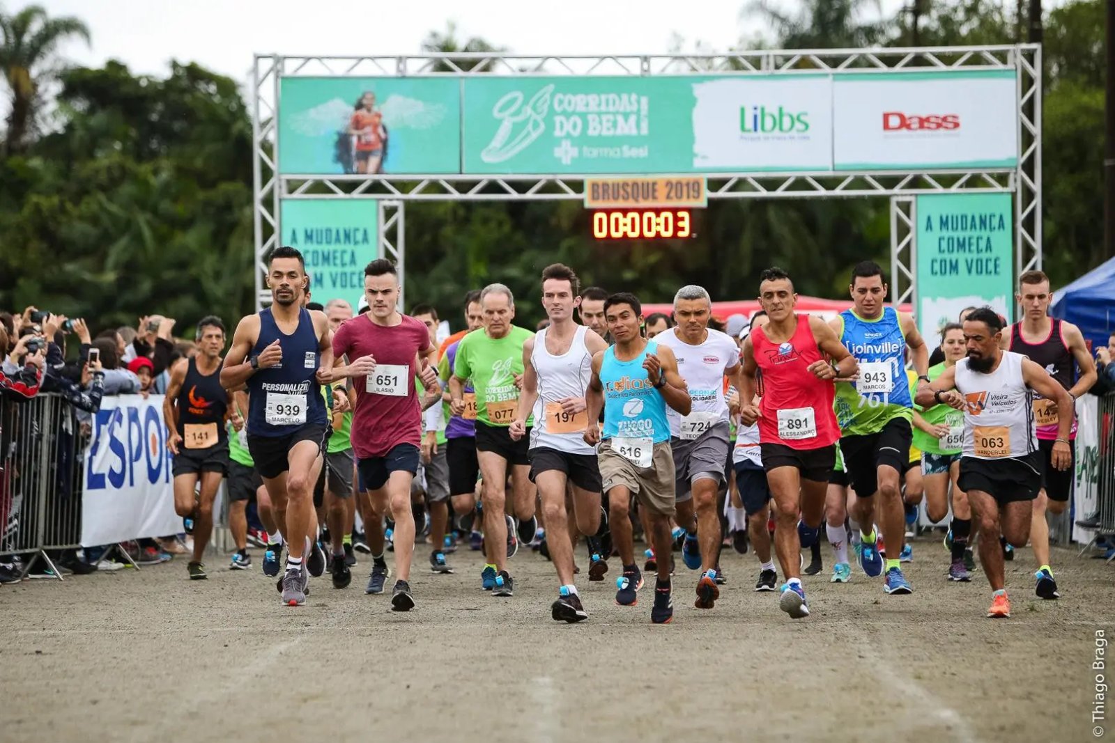 Supera&ccedil;&atilde;o e qualidade de vida motivaram os atletas na corrida do bem