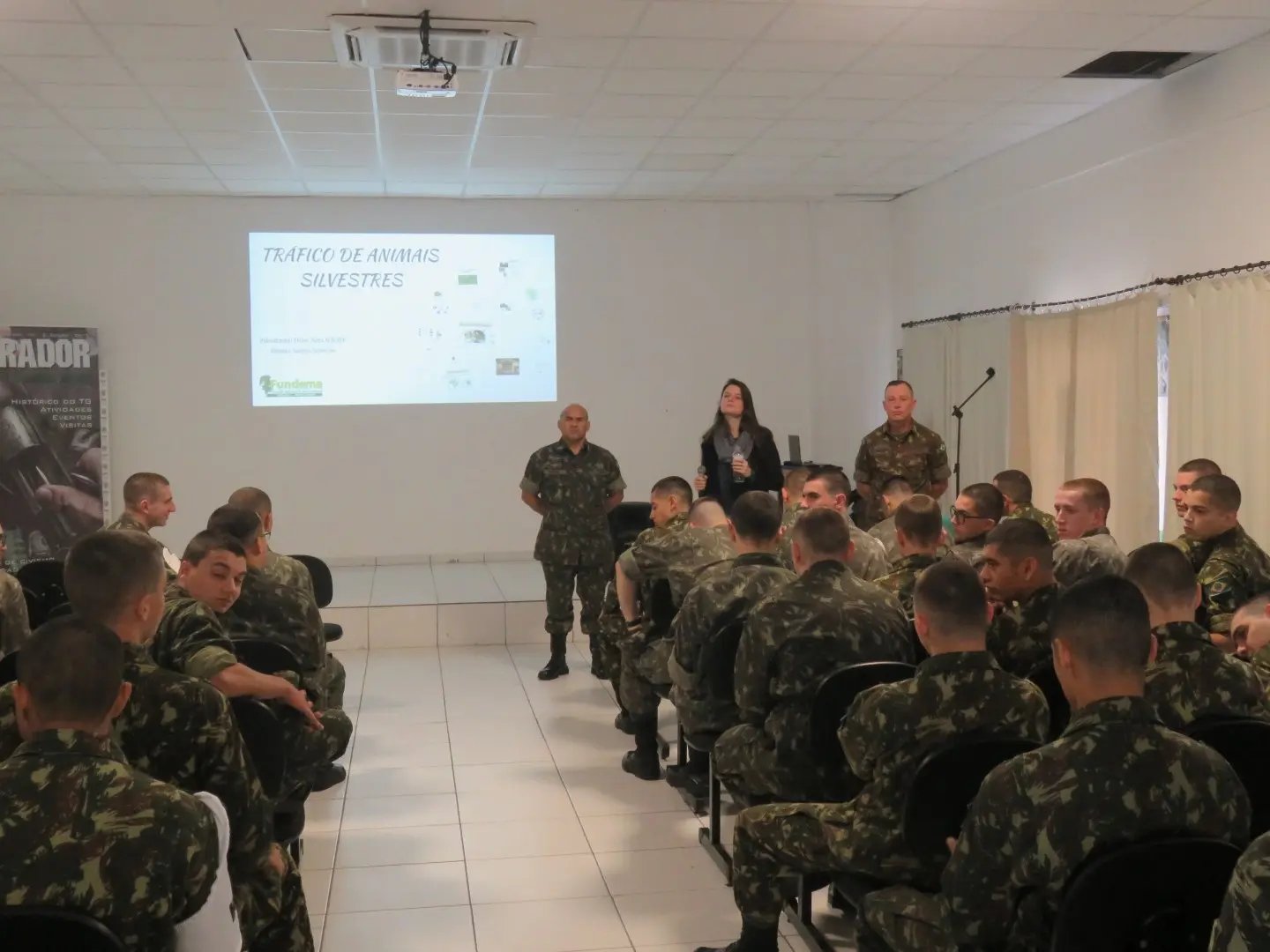 Meio ambiente &eacute; tema de palestra no Tiro de Guerra