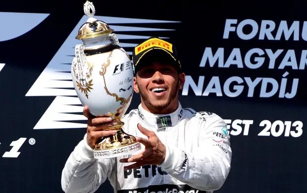 Hamilton passeia em Hungaroring