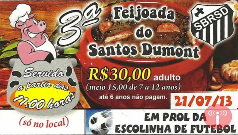 Escolinha promove feijoada