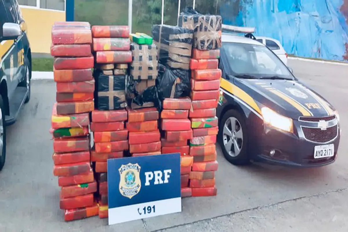 Maior apreens&atilde;o de drogas em rodovias federais em SC