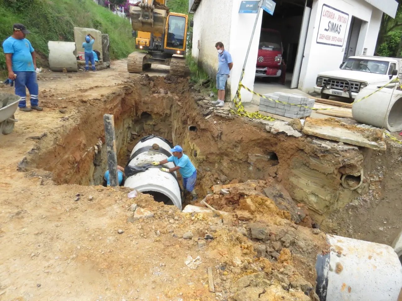 Secretaria de Obras de Brusque trabalha em diversas frentes 