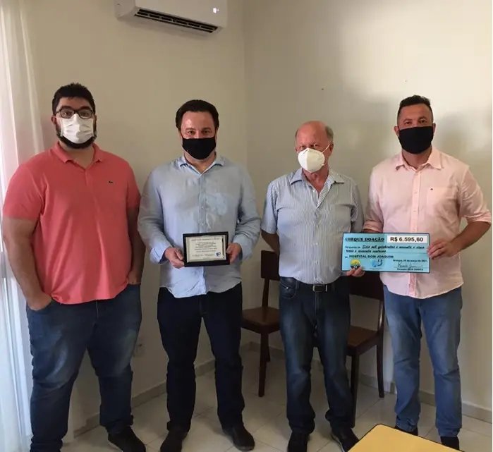Zanata doa parte do sal&aacute;rio ao hospital de Dom Joaquim