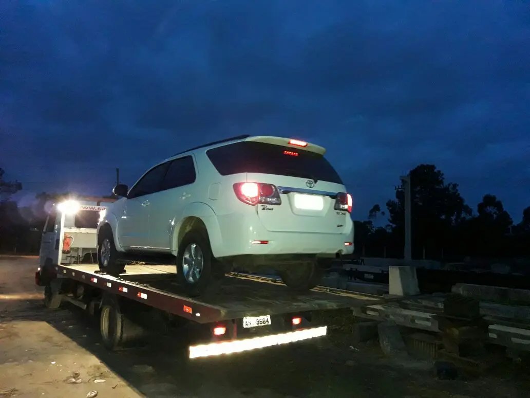 Hilux apreendida tinha numeração de Brusque e placa de Ituporanga