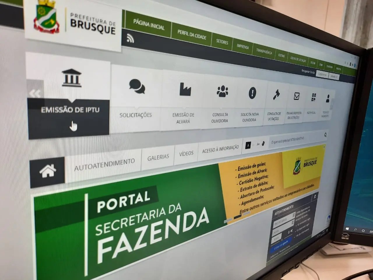 Prefeitura de Brusque j&aacute; arrecadou 55% do valor total do IPTU 2021 