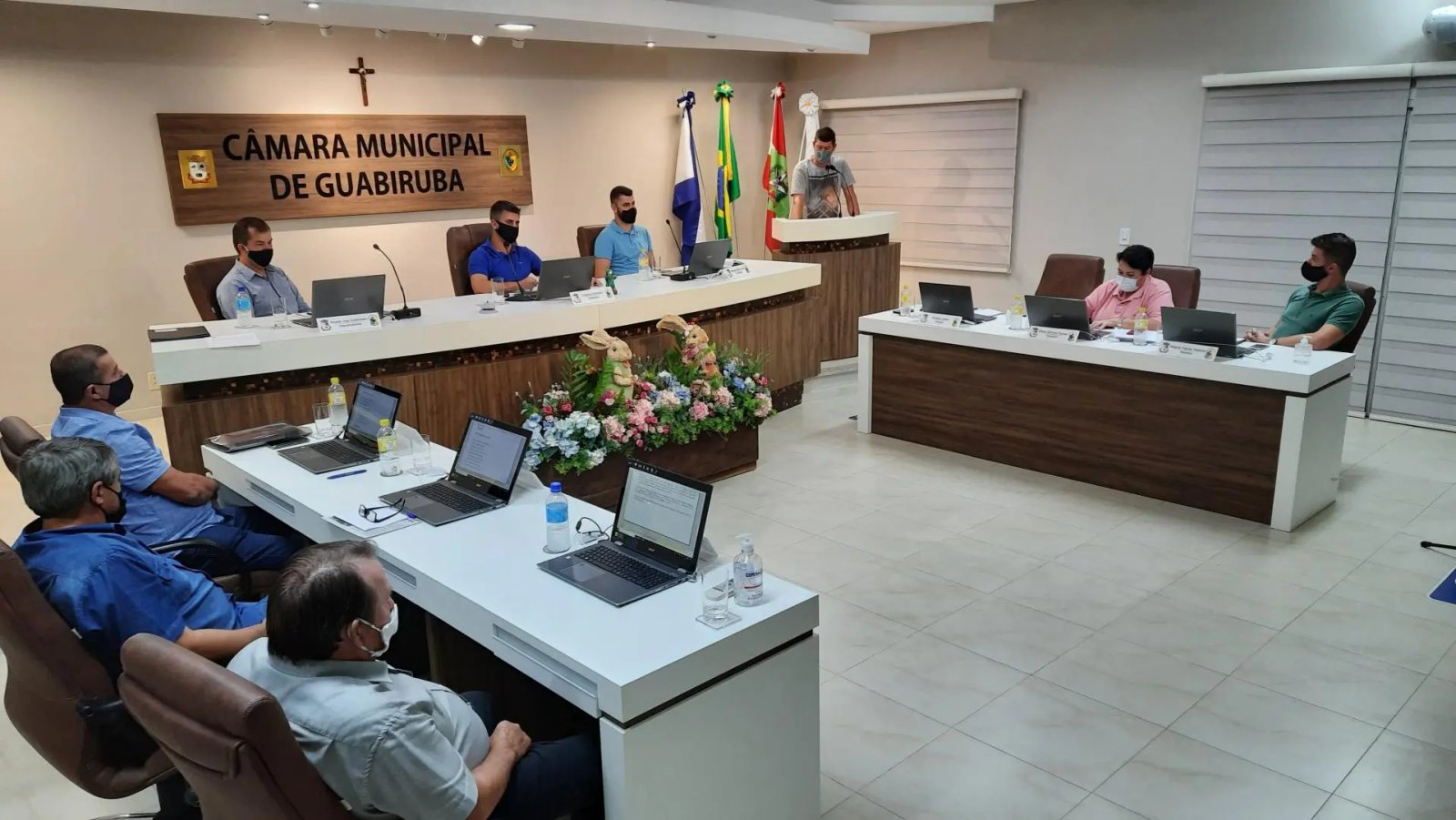 &ldquo;Somos nove vereadores, temos totais condi&ccedil;&otilde;es de manter os protocolos de sa&uacute;de&rdquo;, afirma presidente