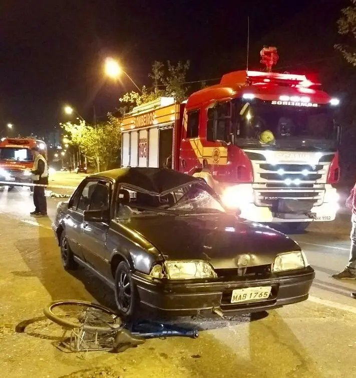 Ciclista morre após ser atropelado na rodovia Antônio Heil, próximo ao Mont Serrat