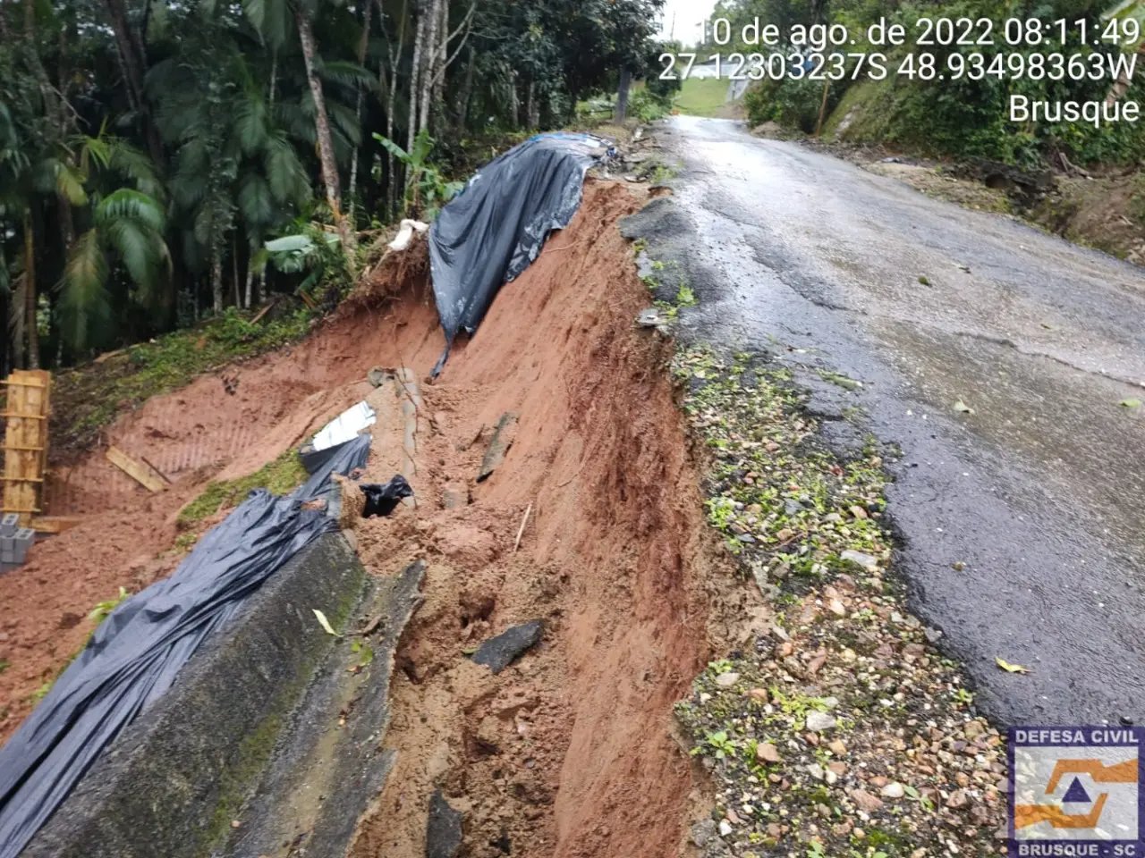 &Oacute;rg&atilde;o alerta para alagamentos, deslizamentos e enxurradas